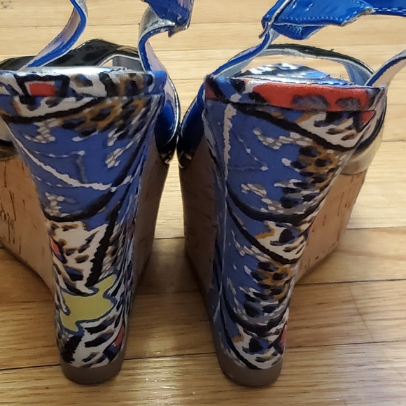 Colorful platform wedge - Picture 4 of 5